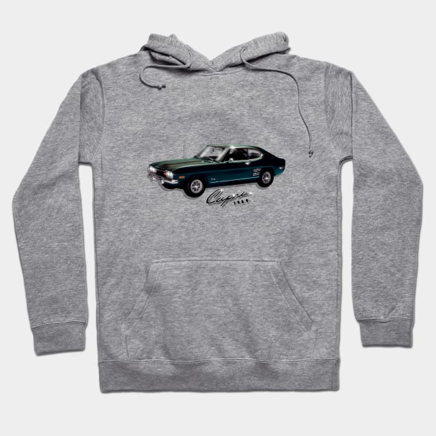 The Gorgeous 1969 MK1 GT Capri Car Hoodie by MotorManiac